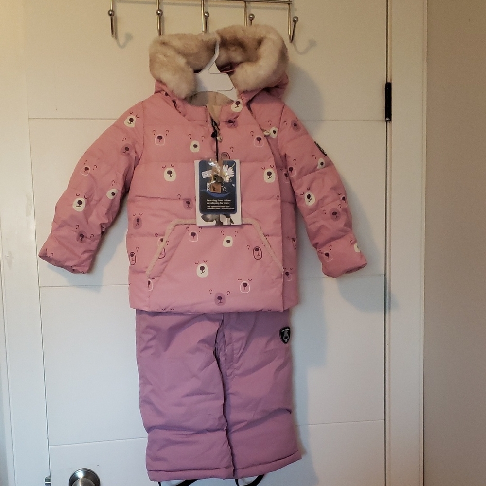 BNWT Deux par Deux Pink Snowsuit